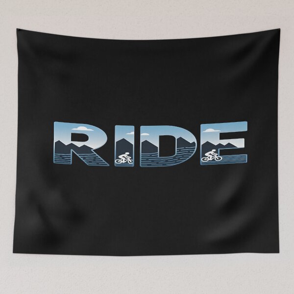 Item preview, A trendy graphic t shirt design to riding a bicycle in the mountains designed and sold by MRFEZOO2030.