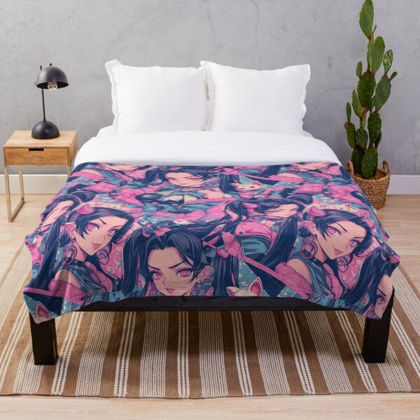 Item preview, Cyber Neon Punk Girl – Vibrant Anime Art Pattern designed and sold by KazyWeeb.