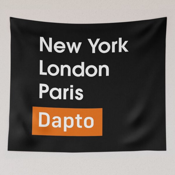 Item preview, New York - London - Paris - Dapto (White Text) designed and sold by Wonderbouy.