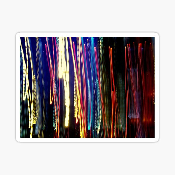 "Neon lights" Sticker for Sale by Ondys Redbubble
