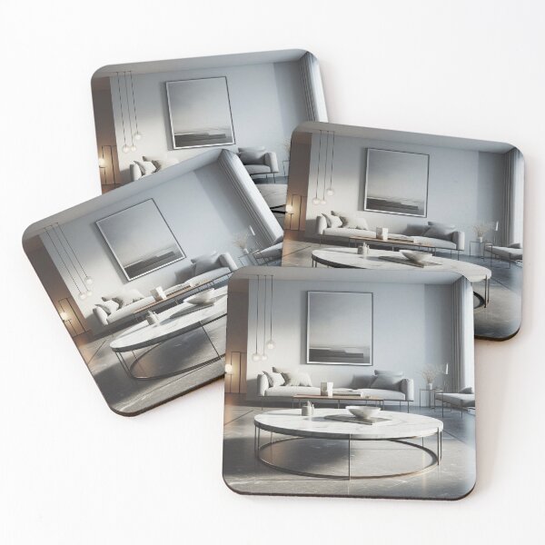 Item preview, Contemporary Marble Coffee Table designed and sold by A-triple-I.