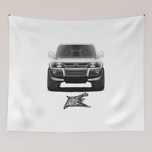 Item preview, mitsubishi pajero montero white  designed and sold by NaquashM.