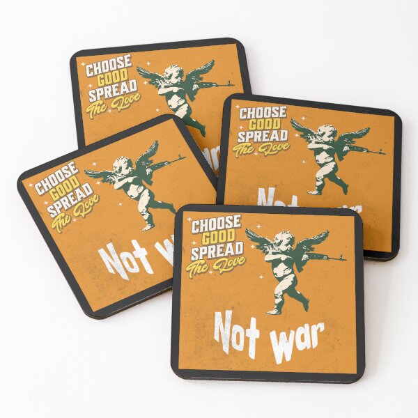 Item preview, Choose good spread the love not war designed and sold by Wit & Wear Company.