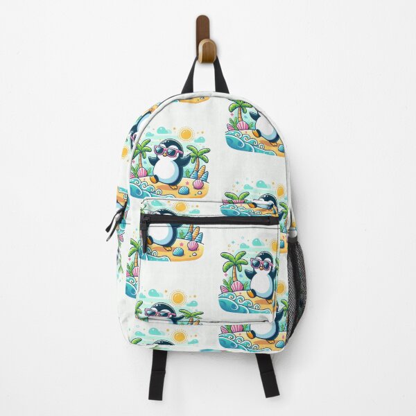 Item preview, Surf Side Penguin designed and sold by PorkyPings.