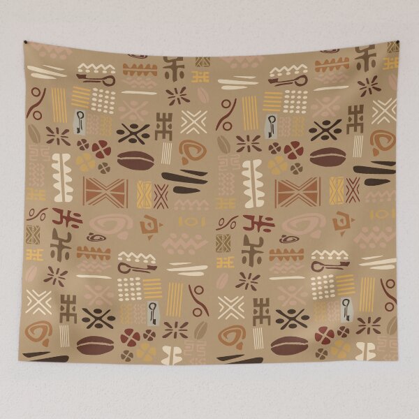 Item preview, African mud cloth Bogolan design designed and sold by Wolagno.