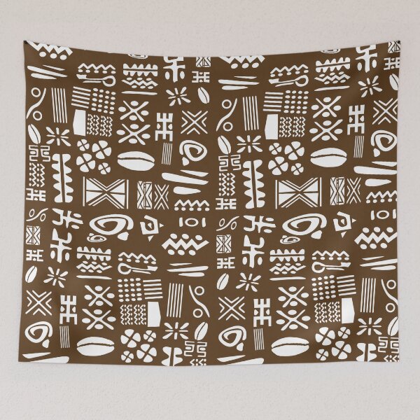 Item preview, African mud cloth Bogolan design designed and sold by Wolagno.