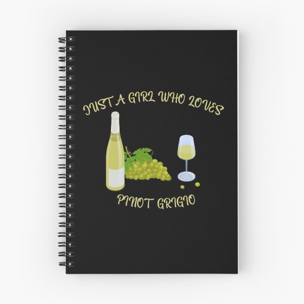 Item preview, Just a Girl Who Loves Pinot Grigio designed and sold by MichalWeider.