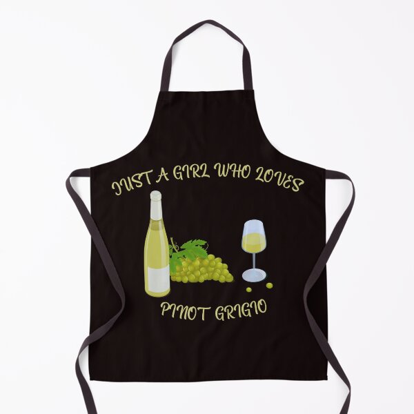 Item preview, Just a Girl Who Loves Pinot Grigio designed and sold by MichalWeider.