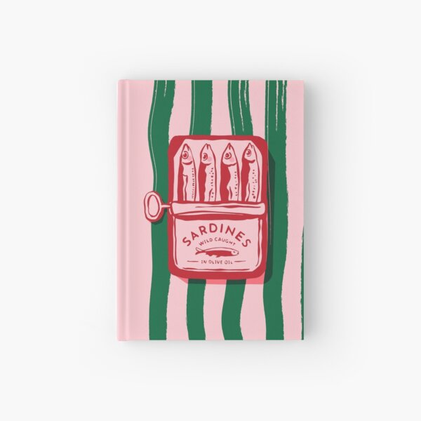 Item preview, Sardines, colourful maximalist vintage food design  designed and sold by KittyStrand.