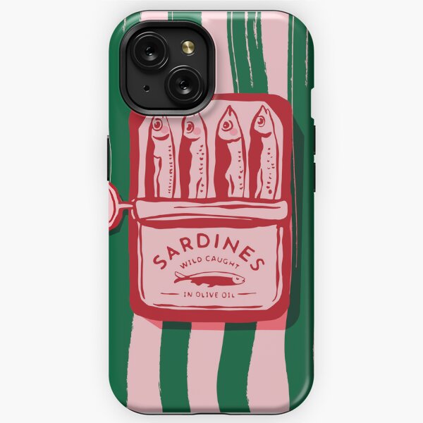 Item preview, Sardines, colourful maximalist vintage food design  designed and sold by KittyStrand.