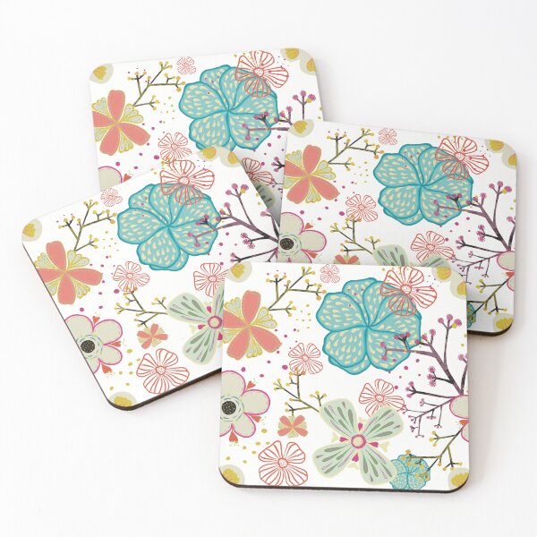 Item preview, Floral pattern designed and sold by Mira Genzlinger.