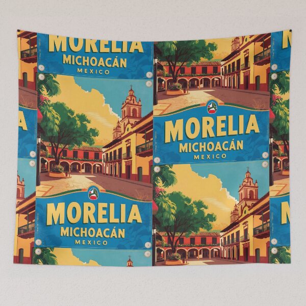 Item preview, Morelia Michoacan Mexico Vintage Travel Tourism  designed and sold by TravelersGems.