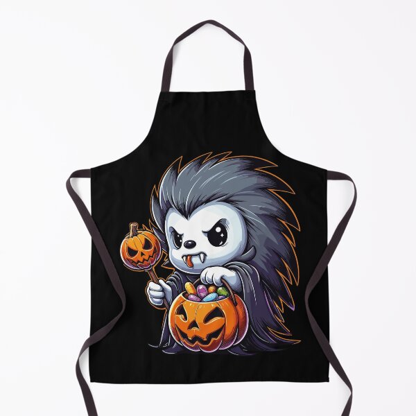 Item preview, Hedgehog Scary Halloween Ghost Spooky Pumpkin Candy designed and sold by Artistoos.