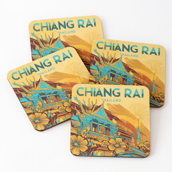 Item preview, Chiang Rai Thailand Vintage Travel Tourism  designed and sold by TravelersGems.
