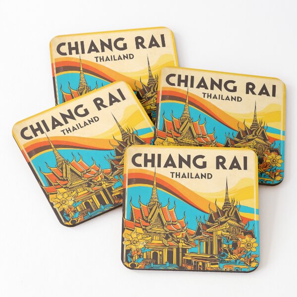 Item preview, Chiang Rai Thailand Vintage Travel Tourism  designed and sold by TravelersGems.