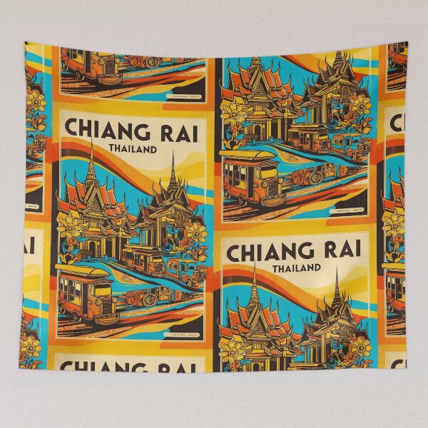 Item preview, Chiang Rai Thailand Vintage Travel Tourism  designed and sold by TravelersGems.