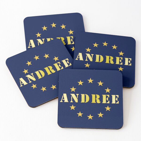 Item preview, Andree, andrew in Spanish, widespread throughout the world. graphic illustration, gold effect with reflections and stars, neutral background designed and sold by rikyfreestyle.