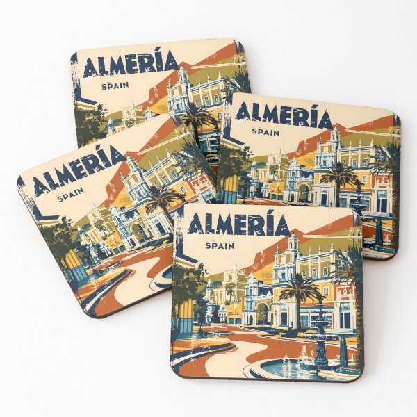 Item preview, Almeria Spain Vintage Travel Tourism designed and sold by TravelersGems.