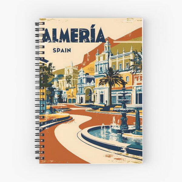Item preview, Almeria Spain Vintage Travel Tourism designed and sold by TravelersGems.