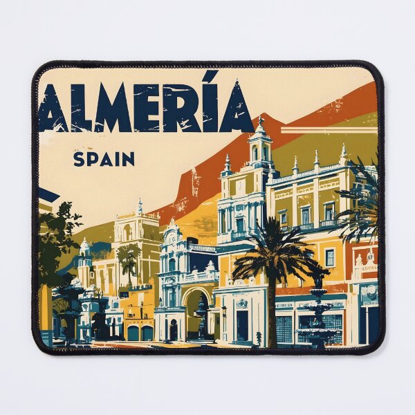 Item preview, Almeria Spain Vintage Travel Tourism designed and sold by TravelersGems.