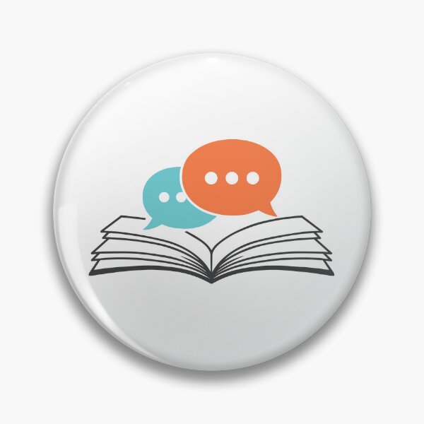 Item preview, Illustration bubble chat book logo designed and sold by rasagamastore.
