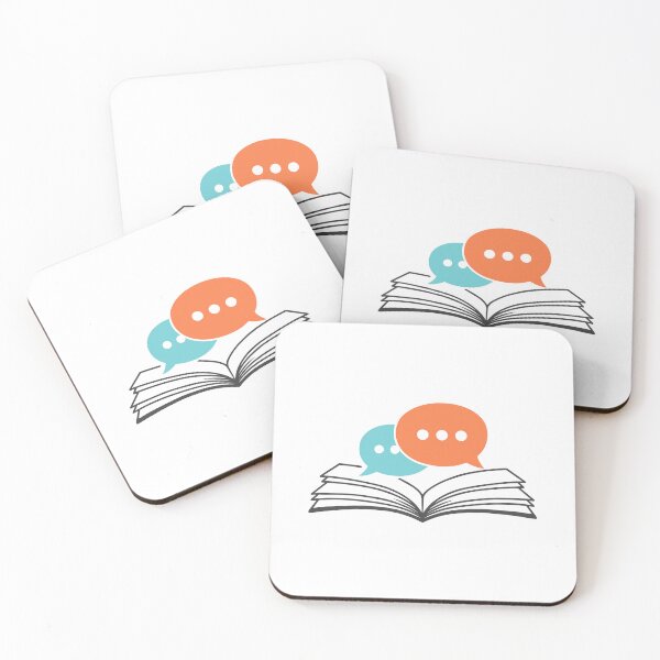 Item preview, Illustration bubble chat book logo designed and sold by rasagamastore.