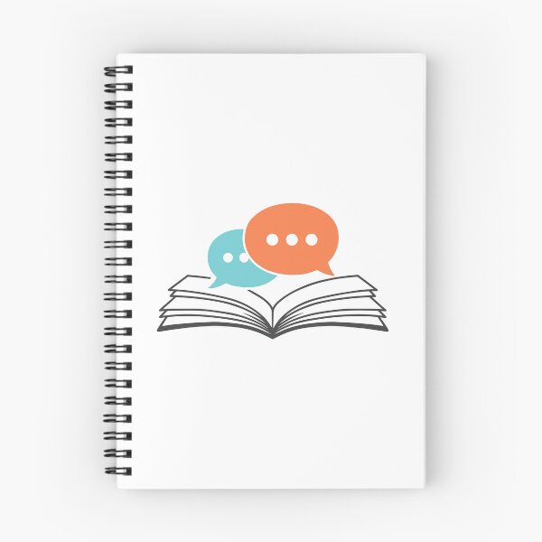 Item preview, Illustration bubble chat book logo designed and sold by rasagamastore.