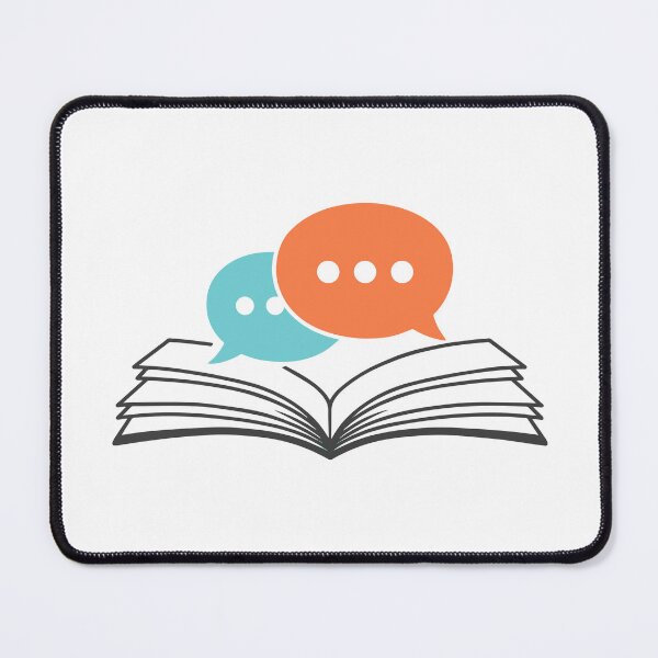 Item preview, Illustration bubble chat book logo designed and sold by rasagamastore.
