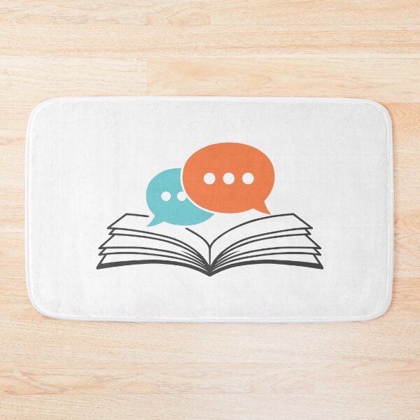 Item preview, Illustration bubble chat book logo designed and sold by rasagamastore.