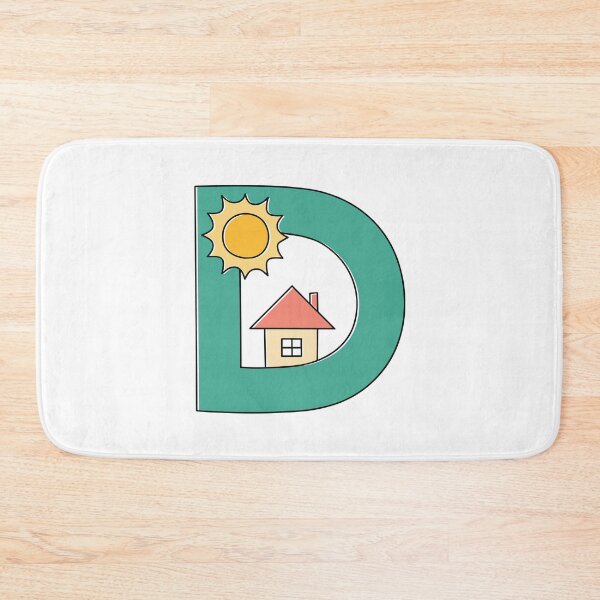 Item preview, letter D house and sunny day designed and sold by rasagamastore.