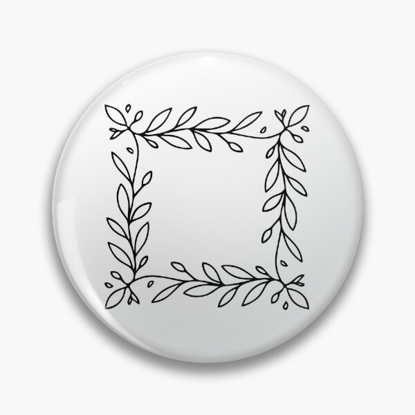 Item preview, square leaves nature frame designed and sold by rasagamastore.