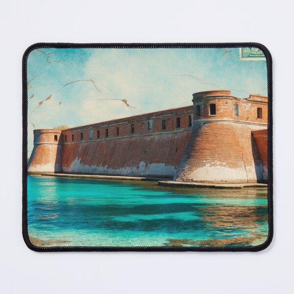 Item preview, Dry Tortugas National Park Postcard Vintage Retro Travel designed and sold by TravelPostcardGems.