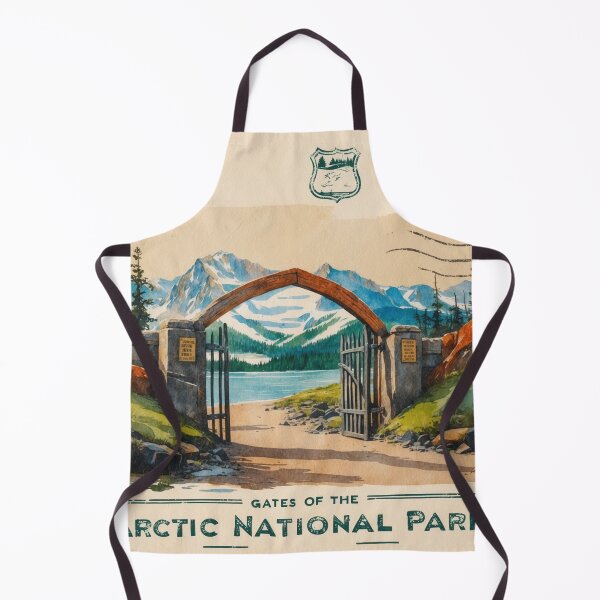 Item preview, Gates of the Arctic National Park Postcard Vintage Retro Travel designed and sold by TravelPostcardGems.