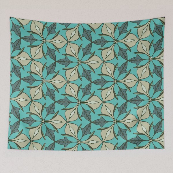 Item preview, The floral retro style pattern designed and sold by Ryslissa.