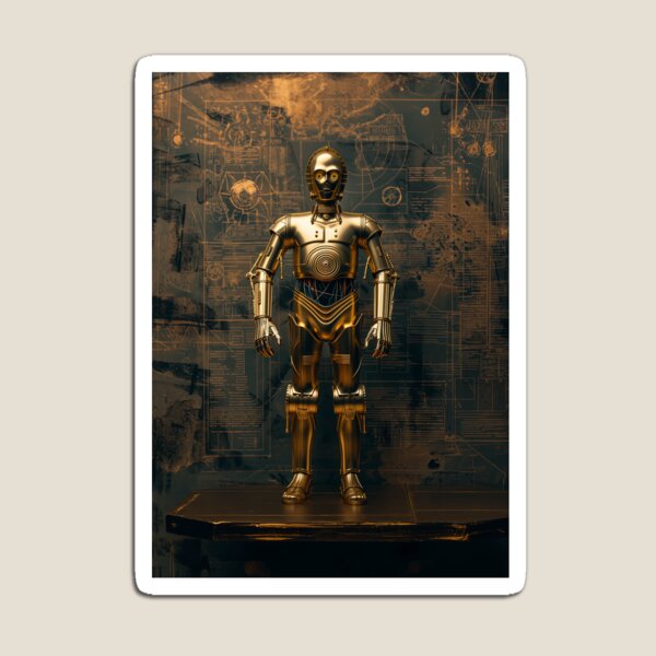 Item preview, C3P0 Droid Star Wars Fan Art designed and sold by SavinMercantile.