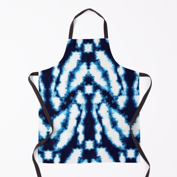 Artikelvorschau, Batik, weiße Flecken auf blauem Hintergrund entworfen und verkauft von Alex Blud.