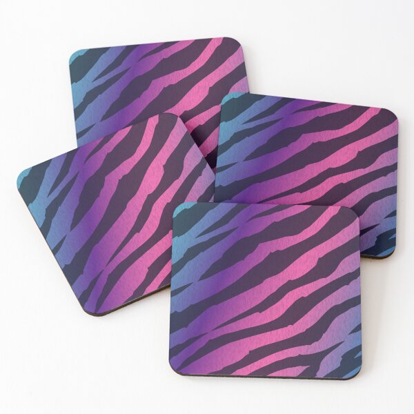Item preview, Neon Purple Tiger Stripe Camouflage Pattern designed and sold by camostore23.