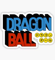 Dragonball Retro logo Sticker