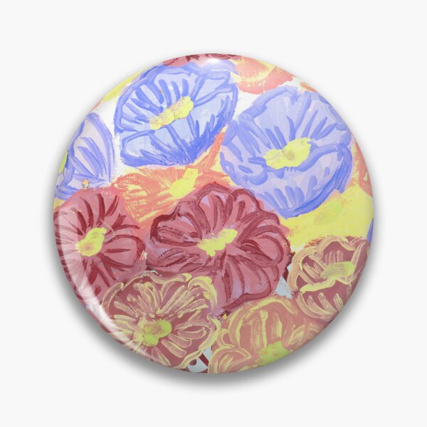 Item preview, Classical Pastel Vase with Floral Bouque – Vibrant Floral Art by Jemma Jamie Skidmore designed and sold by Jemma Jamie Skidmore.