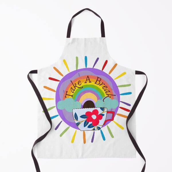 Item preview, Take A Break With Rainbow Background designed and sold by 5Petals.