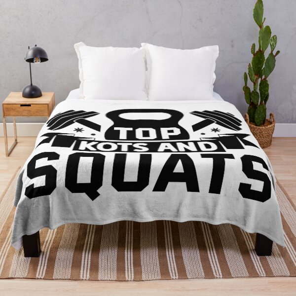 Item preview, Top Knots and Squats Gym Quote #2 designed and sold by NiceQuotesBro.