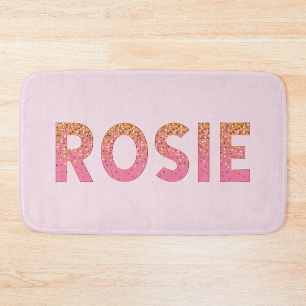 Item preview, Rosie Name Pink Gold designed and sold by Jeallan Designs.