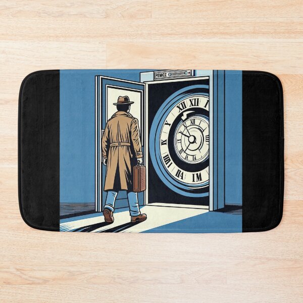 Item preview, Time Traveler Standing in A Portal Pop Art Style designed and sold by artofuniverse.
