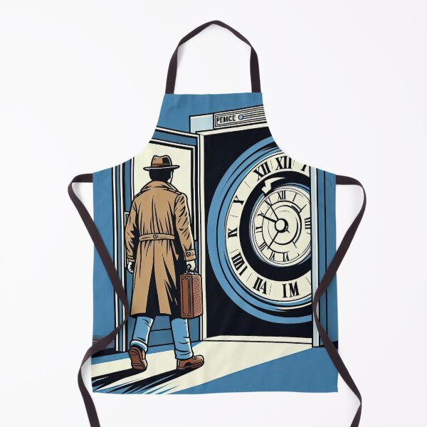 Item preview, Time Traveler Standing in A Portal Pop Art Style designed and sold by artofuniverse.