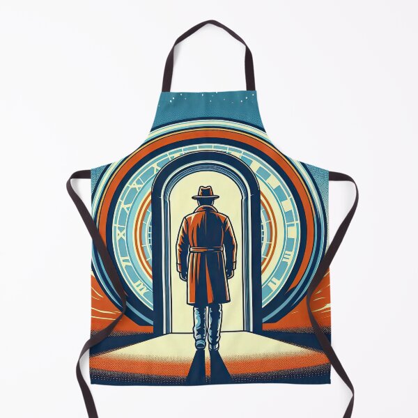 Item preview, Time Traveler Standing in A Portal Pop Art Style designed and sold by artofuniverse.