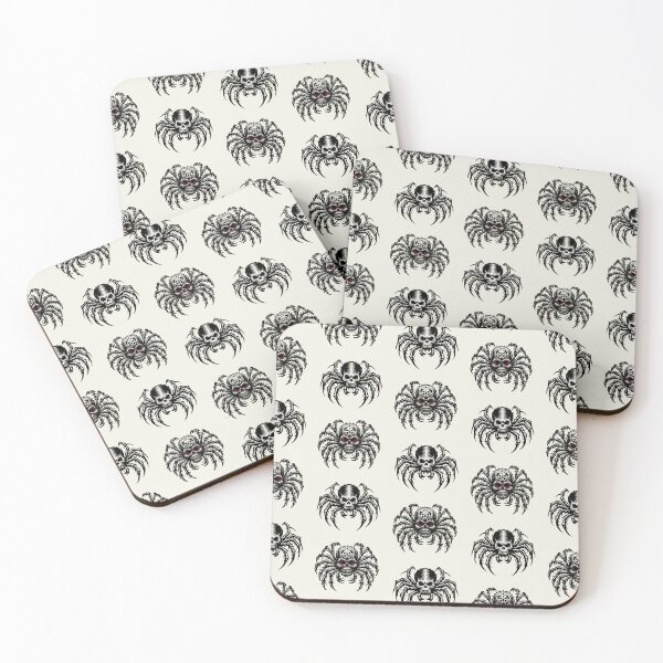Item preview, Gothic Skull Spiders - Creepy Halloween Horror designed and sold by Maria Garcia.