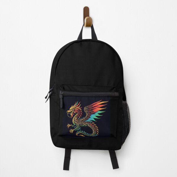 Item preview, Dragon Made of Digital Code Pop Art Style designed and sold by artofuniverse.