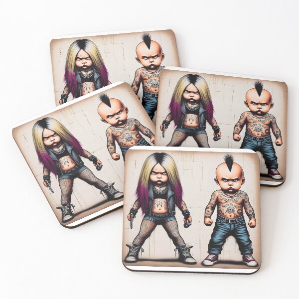 Item preview, Back to the wall Punk Babies designed and sold by urbanriot.