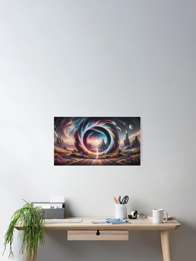 Thumbnail 2 of 3, Poster, Dimensional Rift: Stargates designed and sold by eXtraHumans.
