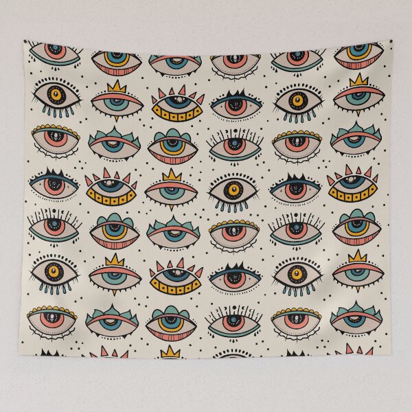 Item preview, Retro Mystical Evil Eye designed and sold by RadiantFoxTees.